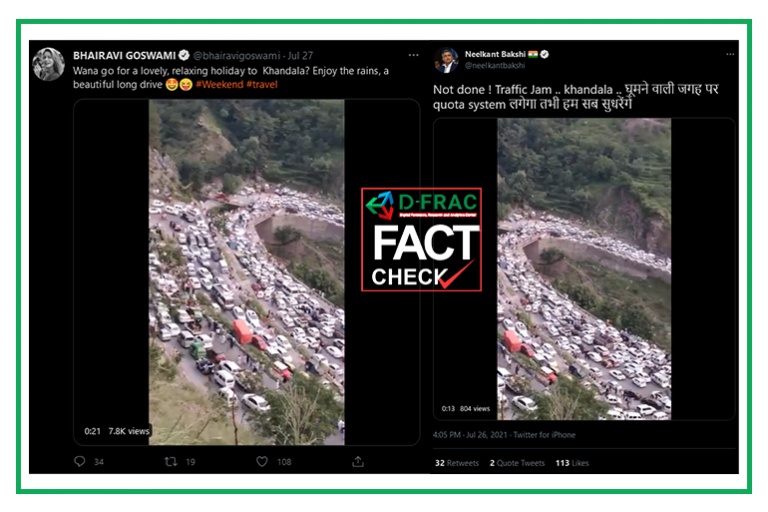 Fact-Check: Viral Video Clip of a Traffic Jam from Pakistan Shared as a Video from Maharashtra & Himachal Pradesh