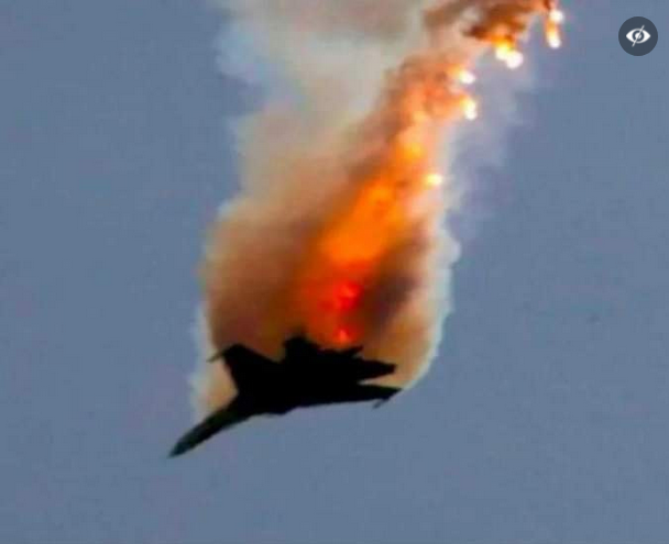 The Russian MiG-31BM fighter jet shoot down in Ukraine.