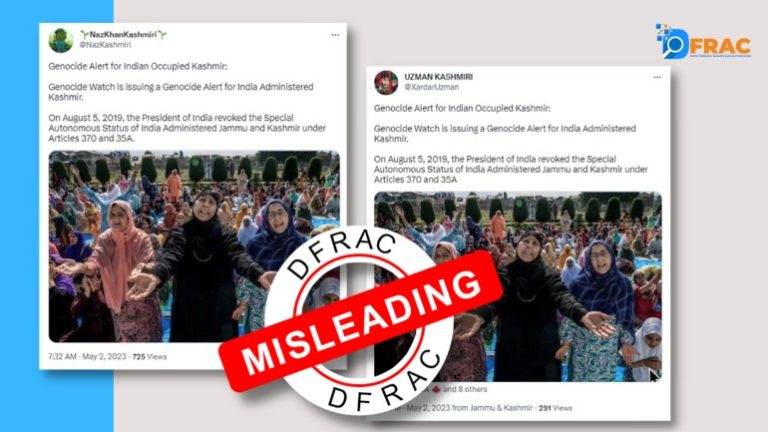 Fact Check: Genocide alert issued for Kashmir?