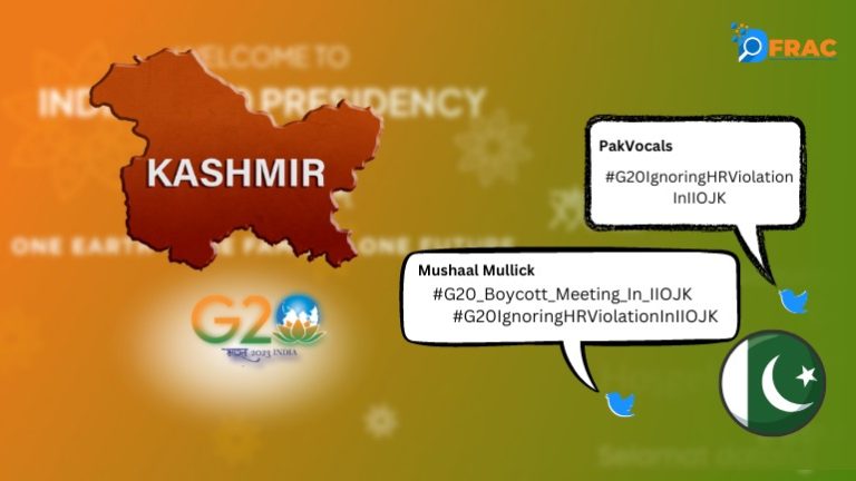 Propaganda by Pakistani media and users on G-20 meeting exposed