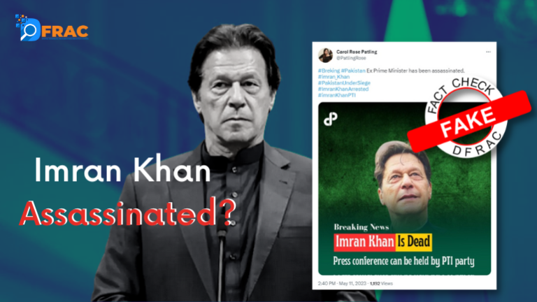 former pm of pakistan imran khan killed read - fact check