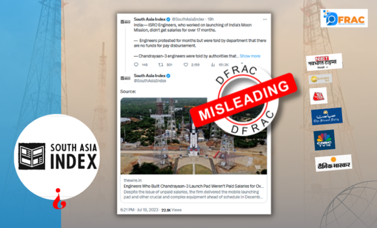 Have the ISRO engineers working for Chandrayaan-3 not received their salaries for 17 months? read fact-check