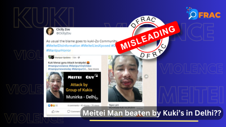 Meitei Man attacked by Kuki in Delhi?