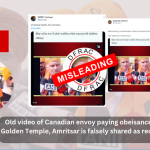 Old video shows Canadian Envoy paying obeisance at Golden Temple, Amritsar resurfaces as Recent