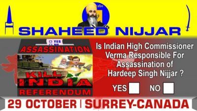 Is Indian High Commissioner Verma accountable for the assassination of Hardeep Singh Nijjar?