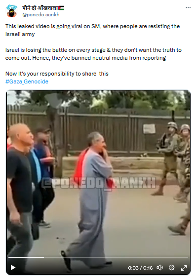 fake news on Israel Palestine war