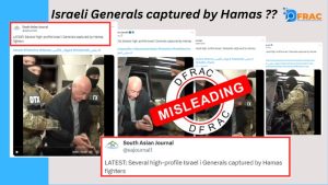 Are Israeli Generals Captured by Hamas Fighter in the Israel - Palestine War?