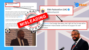 UK’s Foreign Minister in support of Sikh separatists’ self determination