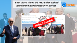 Viral video shows US Prez Biden visited Israel amid Israel Palestine Conflict