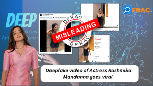 DeepFake Video Of Actress Rashmika Mandanna Goes Viral
