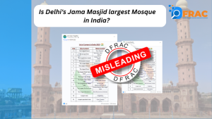 Is Delhi’s Jama Masjid the largest Mosque in India?