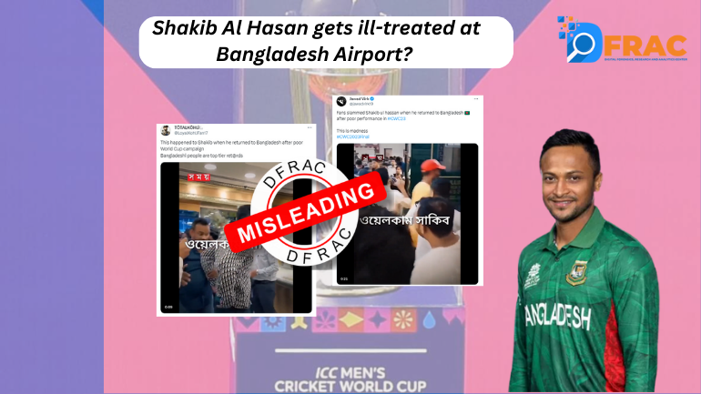 Shakib Al Hasan gets ill-treated at Bangladesh Airport?