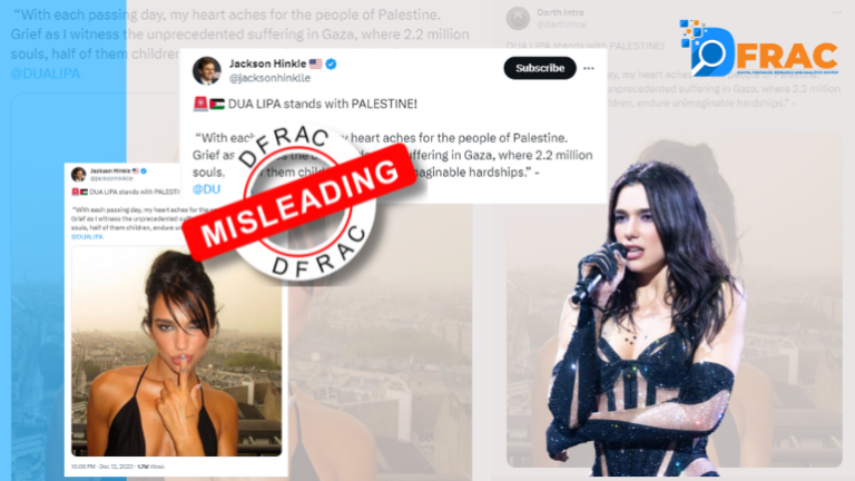 Is Dua Lipa supporting Palestine?