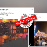 False video of Kolkata’s Durga Puja-themed Ram Mandir Pandal shared as Ayodhya’s Ram Mandir