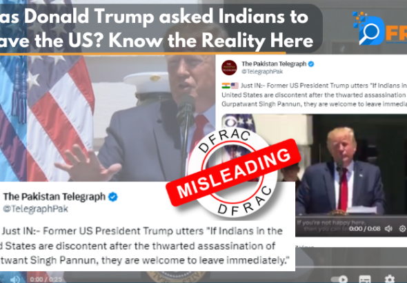 Has Donald Trump asked Indians to leave the US? Know Reality Here