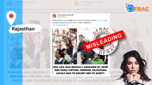 Pop Star Dua Lipa Sexually Harassed During Her India Trip. Truth Behind Viral Claim