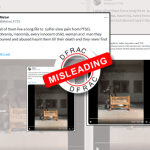 Video of an Art Performance Goes Viral with Misleading Claims.