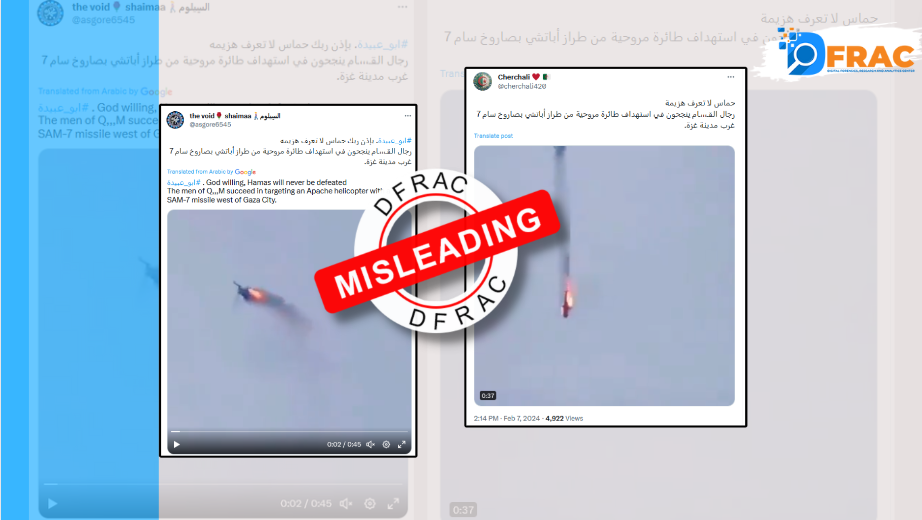 Old video of Syrian regime helicopter recently peddled with False claims. Here's the Truth
