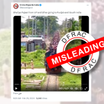 Video showing Hundreds of Passengers travelling on Train Roof is from India or Bangladesh?
