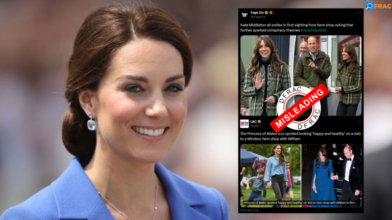 Canva Fact Check - Was Kate Middleton spotted in Windsor Farm Shop