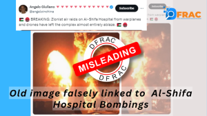 Old image falsely linked to Al-Shifa Hospital Bombings