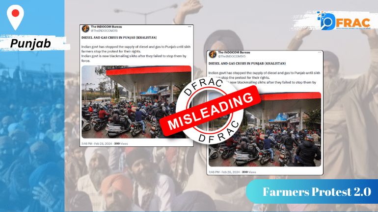 Has the Govt. shut down the diesel and gas supply to Punjab amid Farmers' Protest 2.0? Here's the Truth