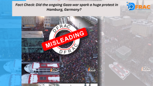 Fact Check: Did the ongoing Gaza war spark a huge protest in Hamburg, Germany?