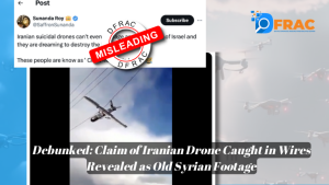 Debunked: Claim of Iranian Drone Caught in Wires Revealed as Old Syrian Footage