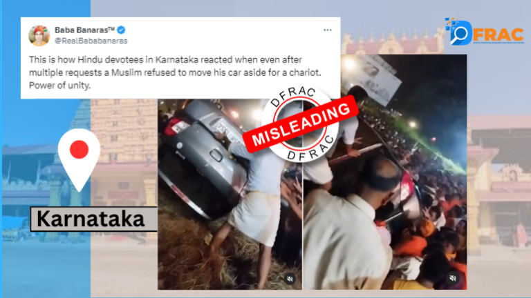 Fact Check: Karnataka's Rath Yatra video falsely shared with communal angle