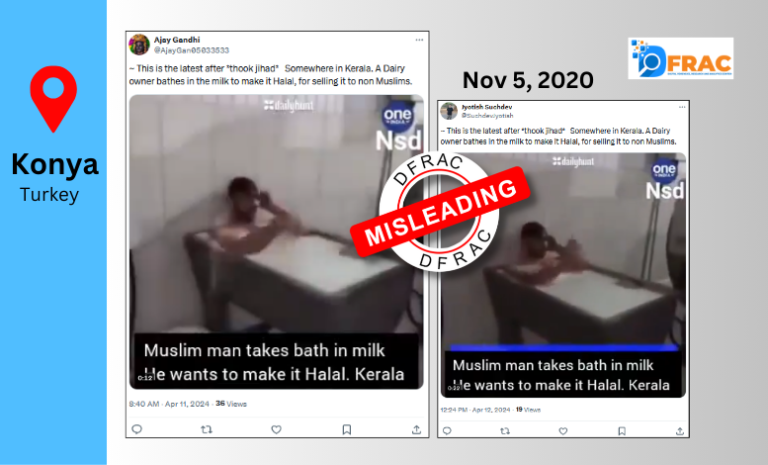 The video of bathing with milk in the bathtub is not from India, know the truth of the viral video.