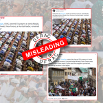 Did Kashmir witness protests against the banning of Eid prayers at Srinagar's Jamia Masjid?