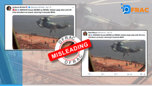 False news on Iran capturing israeli cargo ship