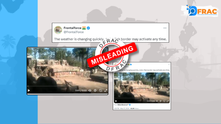 Old Video of Indian Army Firing Falsely Shared as Recent