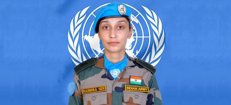 Major Radhika Sen from India 🇮🇳 is this year's recipient of the Military Gender Advocate of the Year award