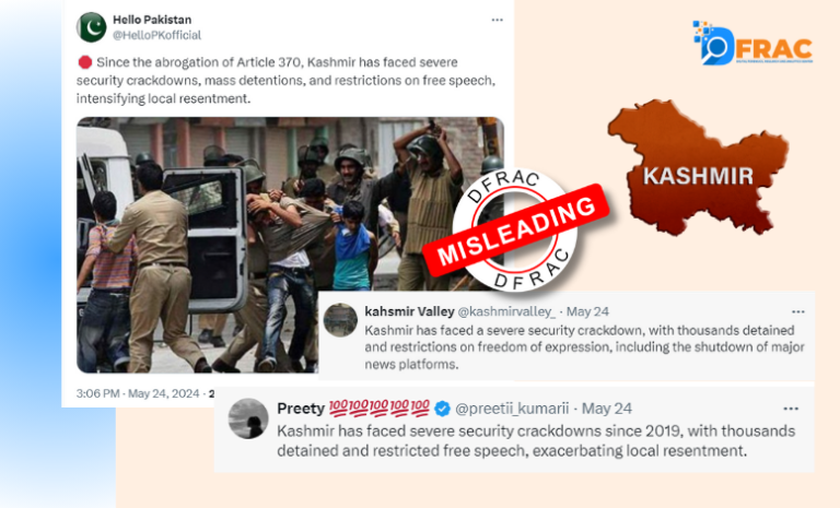 Pakistan Fake News on Kashmir