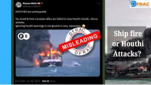 Ship burn or Houthi's attack? Read the Fact Check