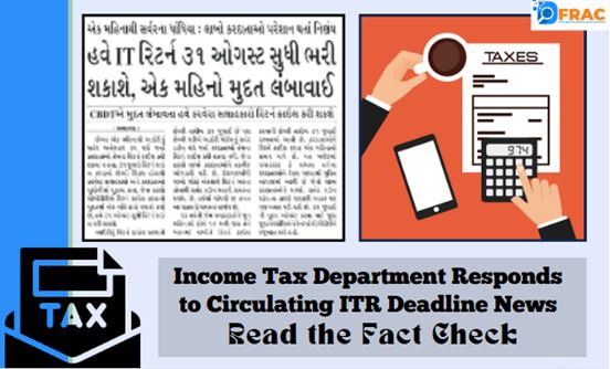 Claim circulating about extension of Income Tax Return Filing Deadline. Read the Fact Check