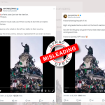 क्या दक्षिणपंथी लीडर मरीन ली पेन की हार के बाद रिपब्लिक स्मारक पर मुस्लिमों ने मनाया जश्न?