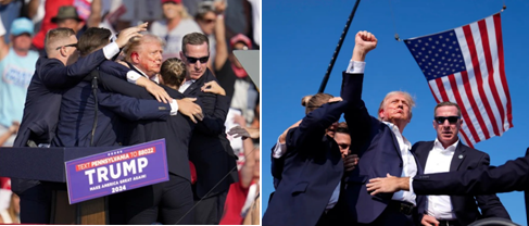 Chaos at Trump Rally: Photograph of smiling Donald Trump after gunshots goes viral