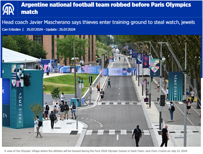 An Olympic Robbery: Argentina’s Football Stars Robbed. Are the culprits Indian? Read the fact check