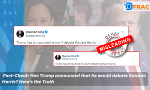 Has Trump Announced that He Would not debate Kamala Harris? Find Out Here