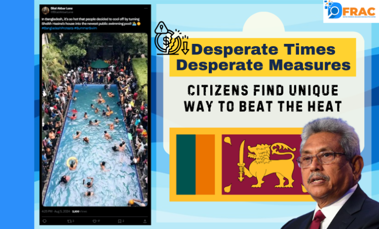 Heatwave Drives Citizens to trespass Sheikh Hasina’s house in search of a swimming pool. Read the Fact check.