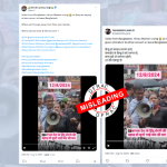 प्रदर्शन में रो पड़ी बांग्लादेशी एक्ट्रेस का वीडियो धर्मातरण का दबाव बनाने का बताकर वायरल