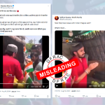 मुस्लिम दुकानदार का तिरंगा लगाने से इनकार करने का वायरल वीडियो स्क्रिप्टेड