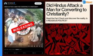 Did Hindus Attack a Man for Converting to Christianity? Read the Fact Check.