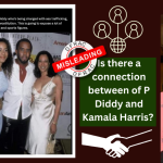 P Diddy and Kamala Harris