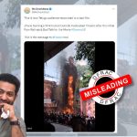 Did angry fans burn Jr NTR cutout outside Hyderabad Theatre? Here’s the reality