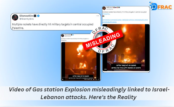 Video of Gas station Explosion misleadingly linked to Israel-Lebanon attacks. Here's the Reality