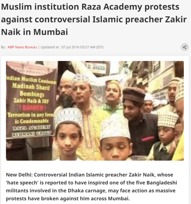 zakir naik pakistan visit