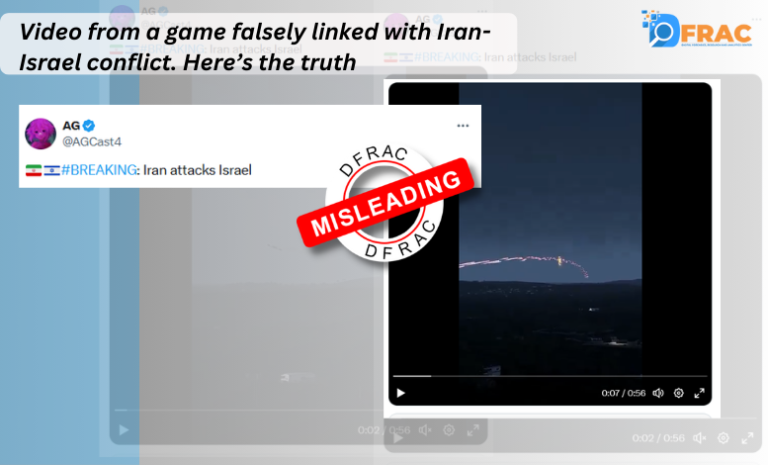 Video from a game falsely linked with the Iran-Israel conflict. Here’s the truth